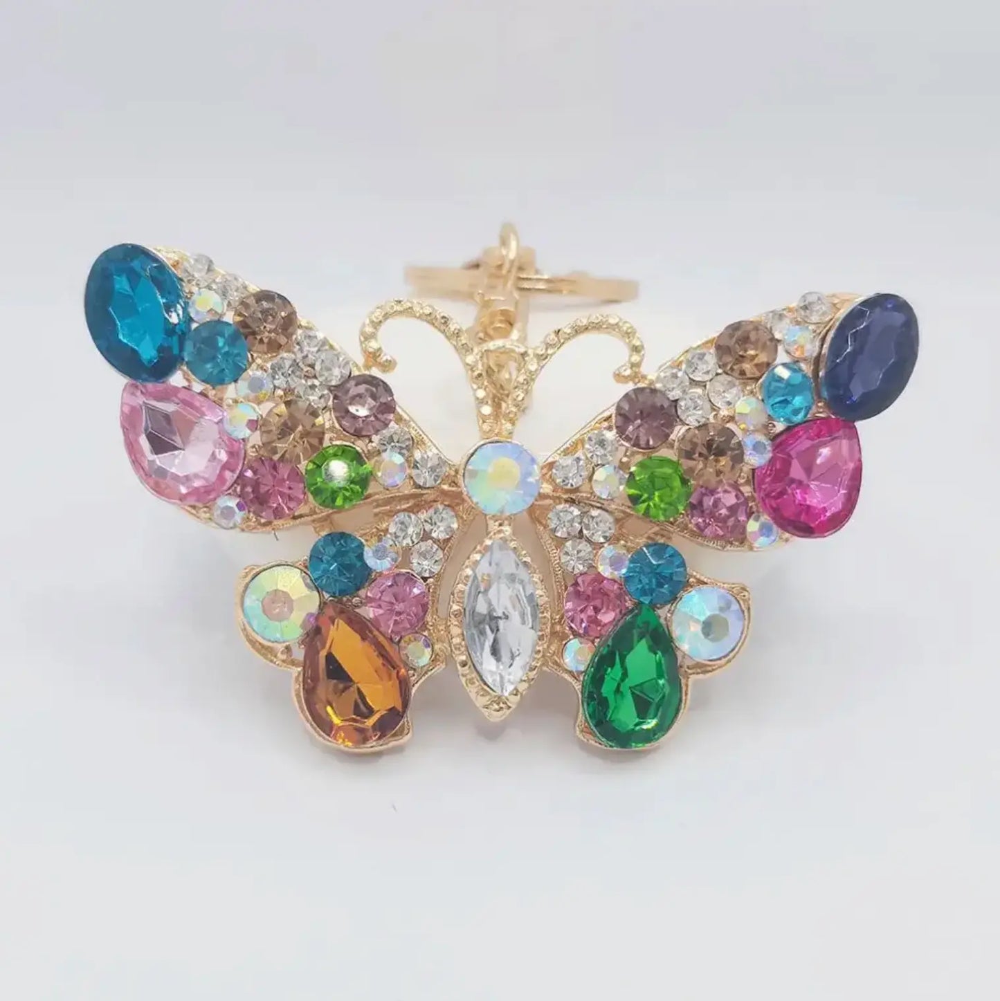 New Bling Butterfly keychain Crystal Rhinestone, Car Keys and Bag Charm