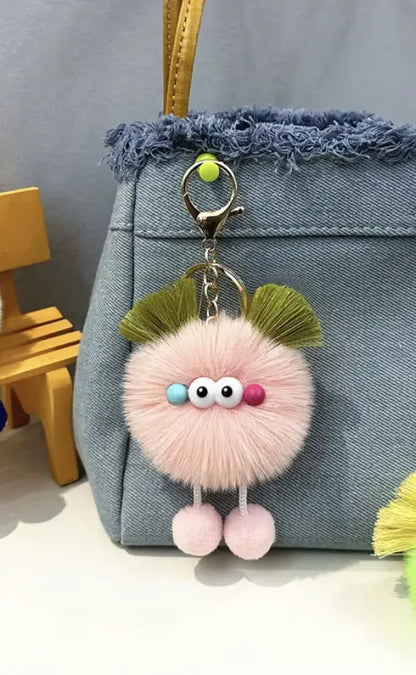 New Dynamics cartoon plush toys Keychains Toys Plush Doll Small Coal Bag Charms Pendant