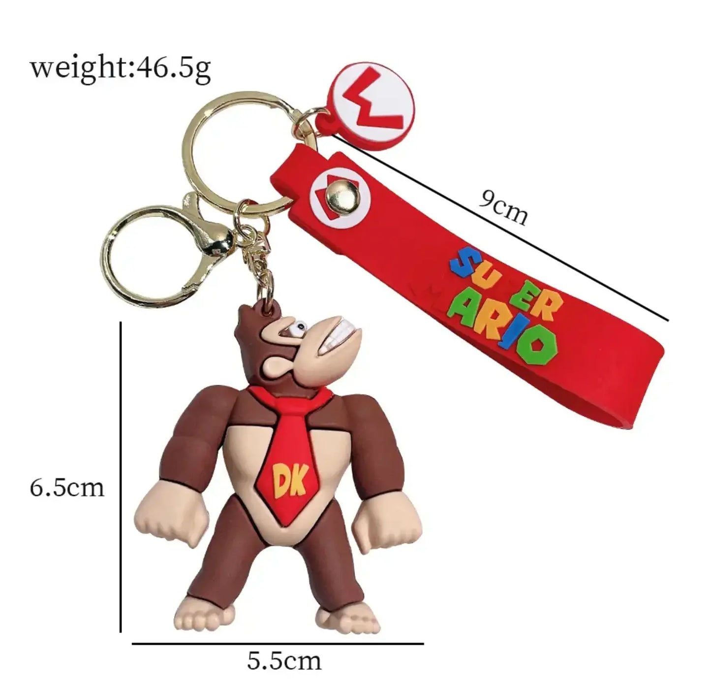 Mario Characters KeyChains and Bag Car Pendant KeyChains