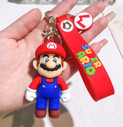Mario Characters KeyChains and Bag Car Pendant KeyChains