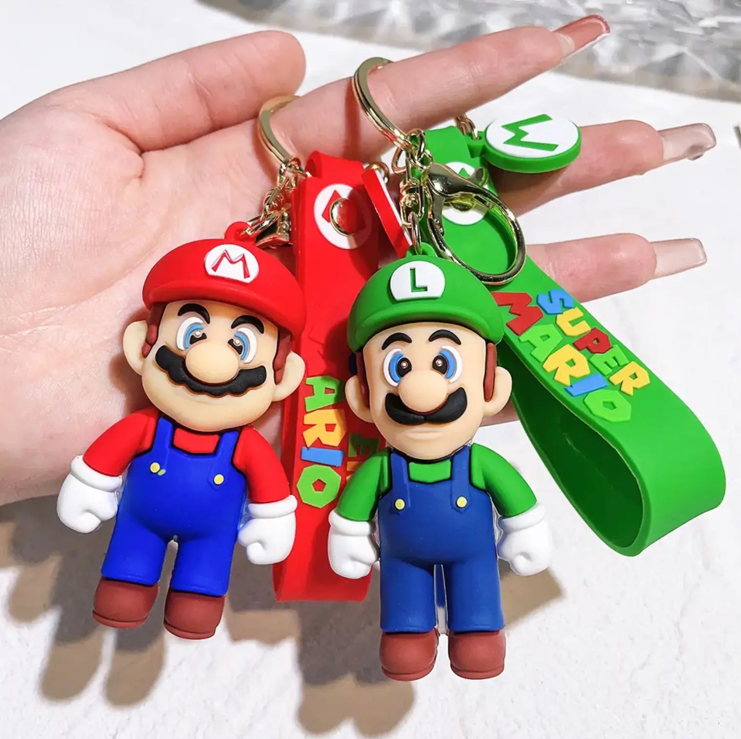 Mario Characters KeyChains and Bag Car Pendant KeyChains