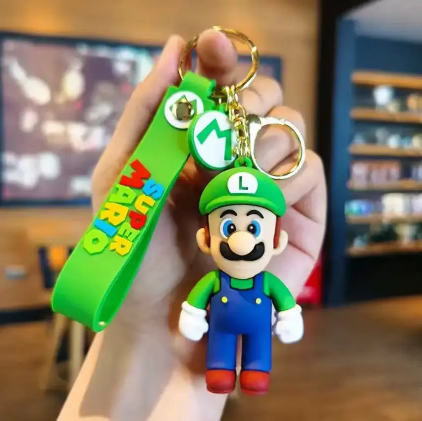 Mario Characters KeyChains and Bag Car Pendant KeyChains