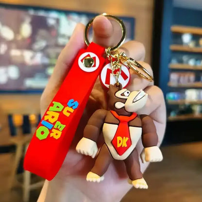 Mario Characters KeyChains and Bag Car Pendant KeyChains