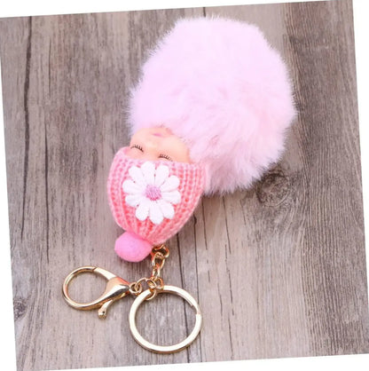 New Cute Baby Keychains Plush Backpack And Charm Pendant