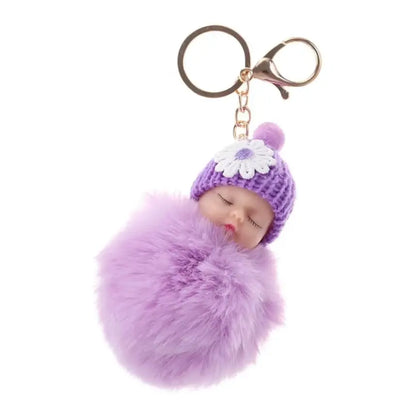 New Cute Baby Keychains Plush Backpack And Charm Pendant