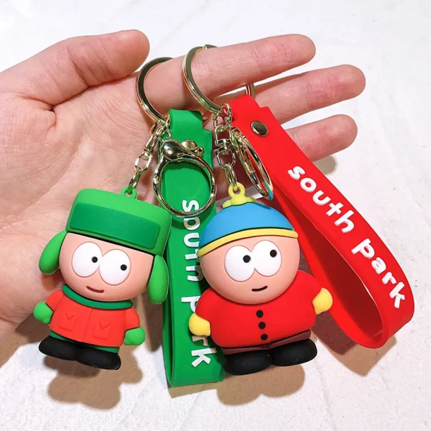 New American Band South Parks Keychain Pendant Kyle Cartman Kenny Stan