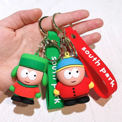 New American Band South Parks Keychain Pendant Kyle Cartman Kenny Stan