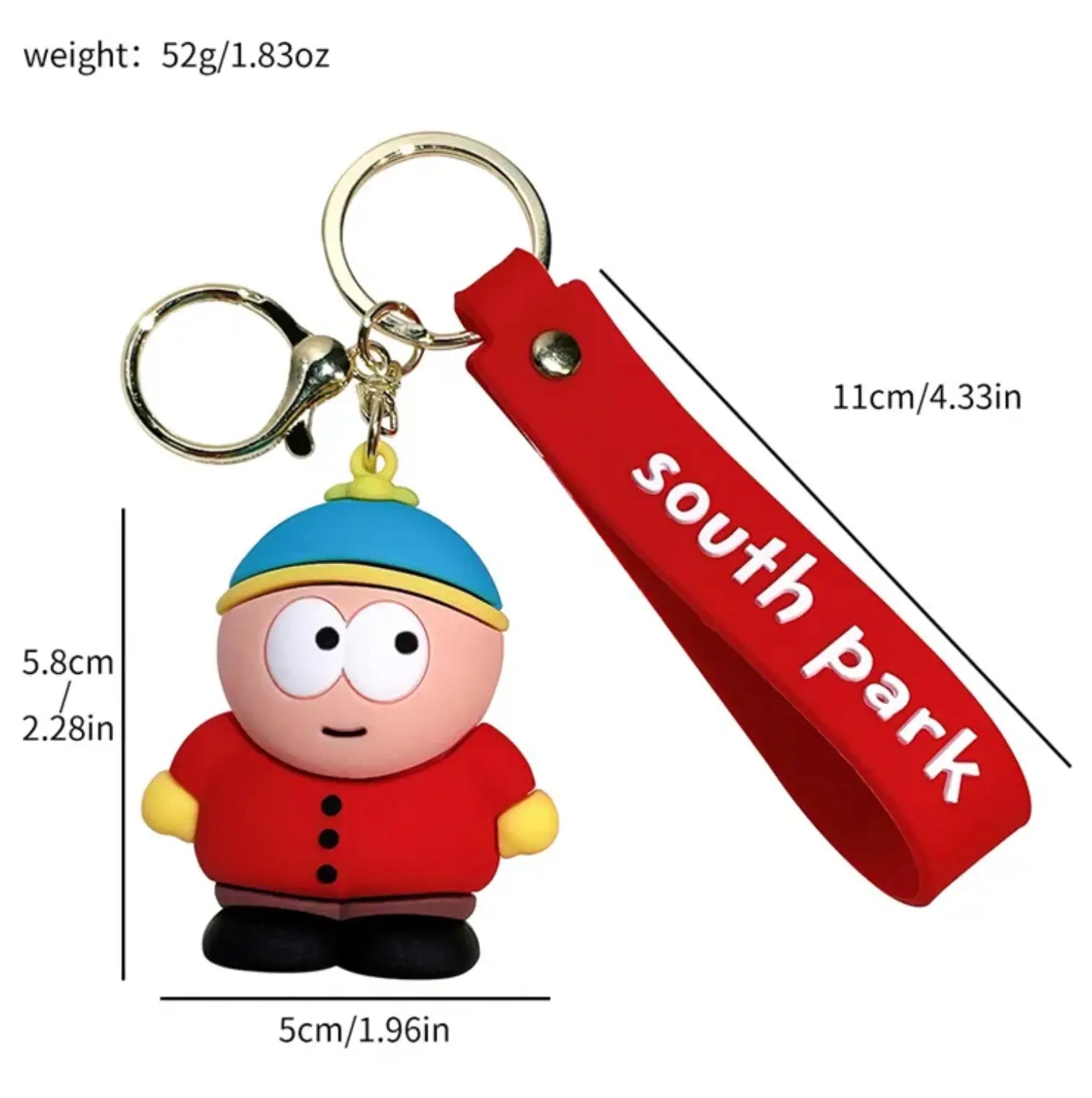 New American Band South Parks Keychain Pendant Kyle Cartman Kenny Stan