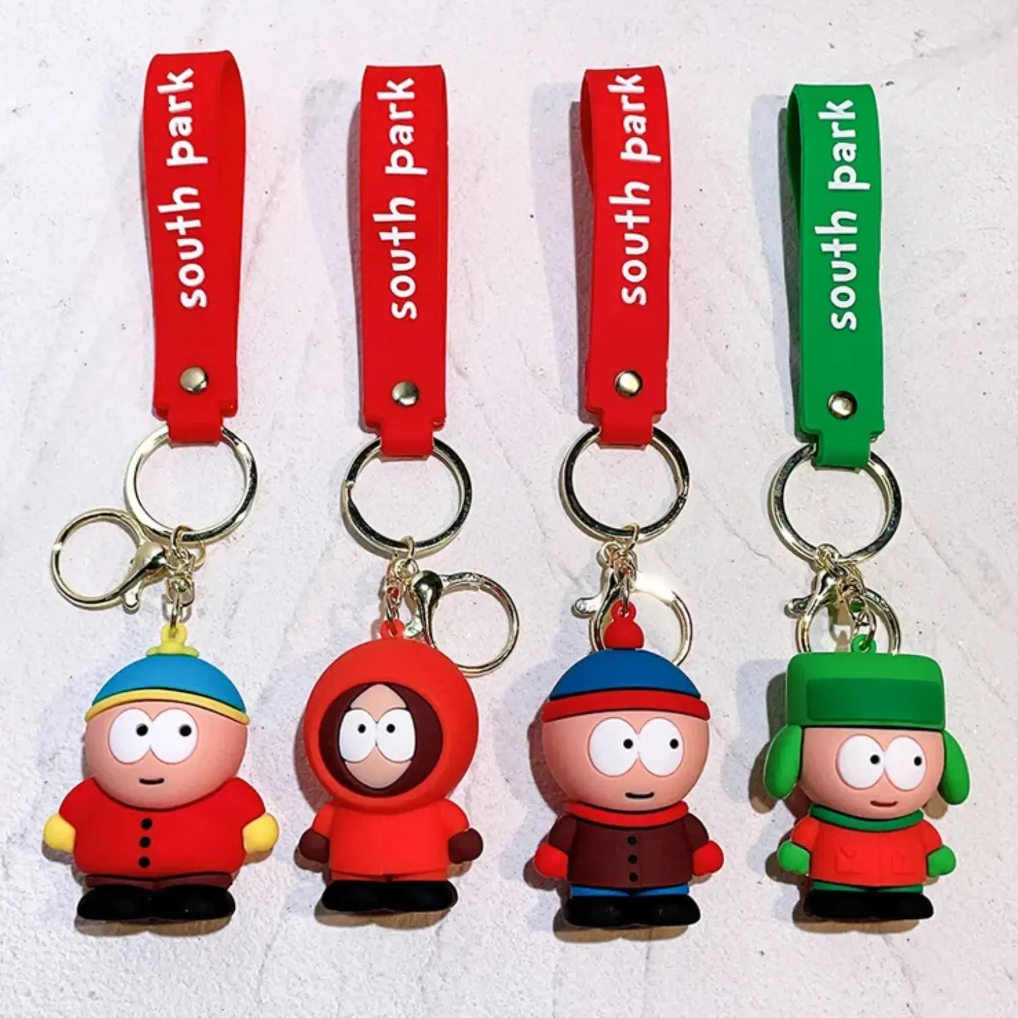 New American Band South Parks Keychain Pendant Kyle Cartman Kenny Stan