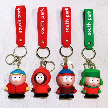 New American Band South Parks Keychain Pendant Kyle Cartman Kenny Stan