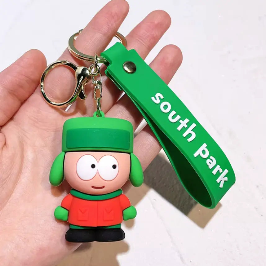 New American Band South Parks Keychain Pendant Kyle Cartman Kenny Stan