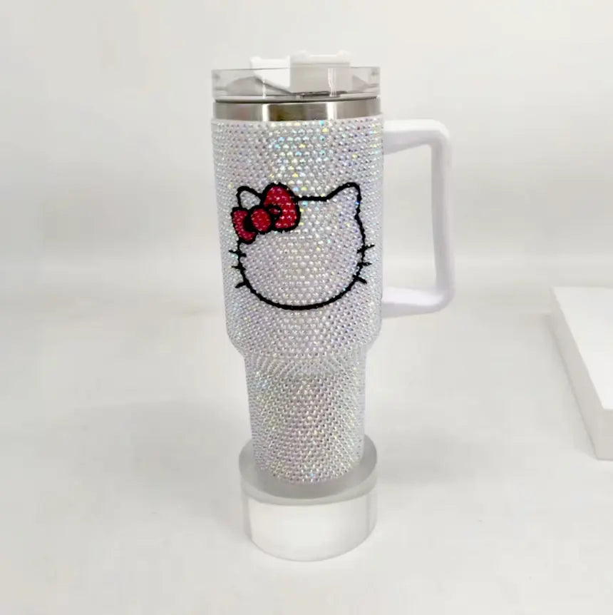 New Design Stainless Steel Crystal Sparkle Tumbler – Vibrant Colors & Rhinestone Crystal Sparkle