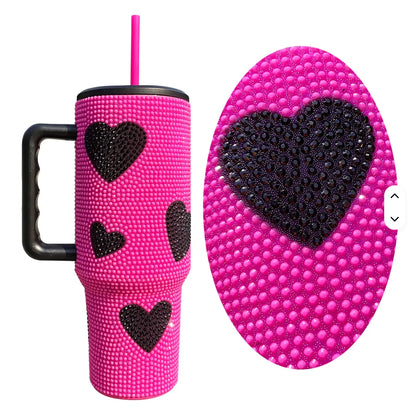 New Design Stainless Steel Crystal Sparkle Tumbler – Vibrant Colors & Rhinestone Crystal Sparkle