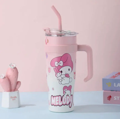 Fendiz Appearance Strawberry Bear Mickey Mouse Mug 30 oz Stainless Steel Tumbler