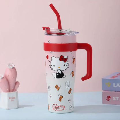 Fendiz Appearance Strawberry Bear Mickey Mouse Mug 30 oz Stainless Steel Tumbler