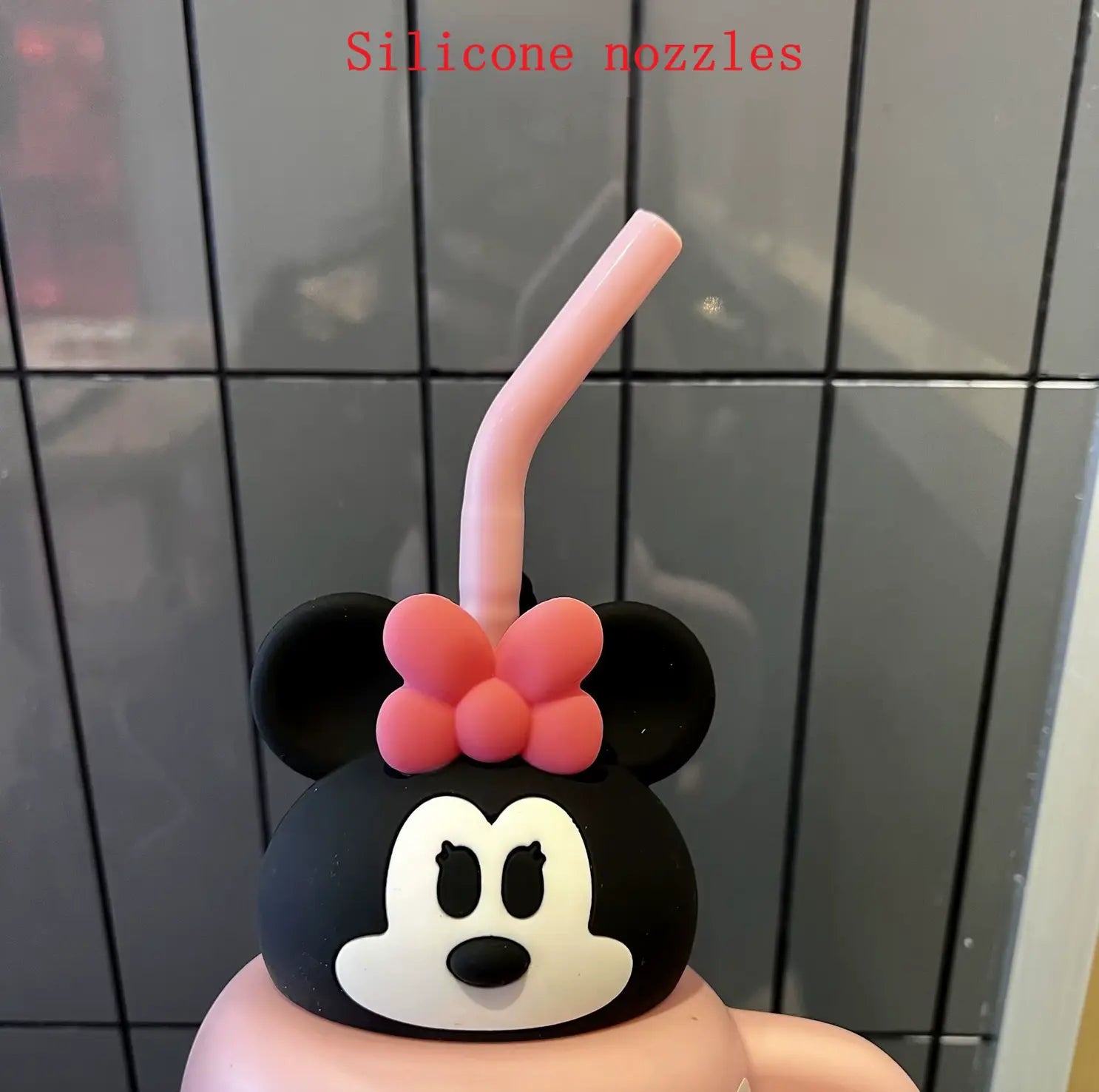 Fendiz Appearance Strawberry Bear Mickey Mouse Mug 30 oz Stainless Steel Tumbler