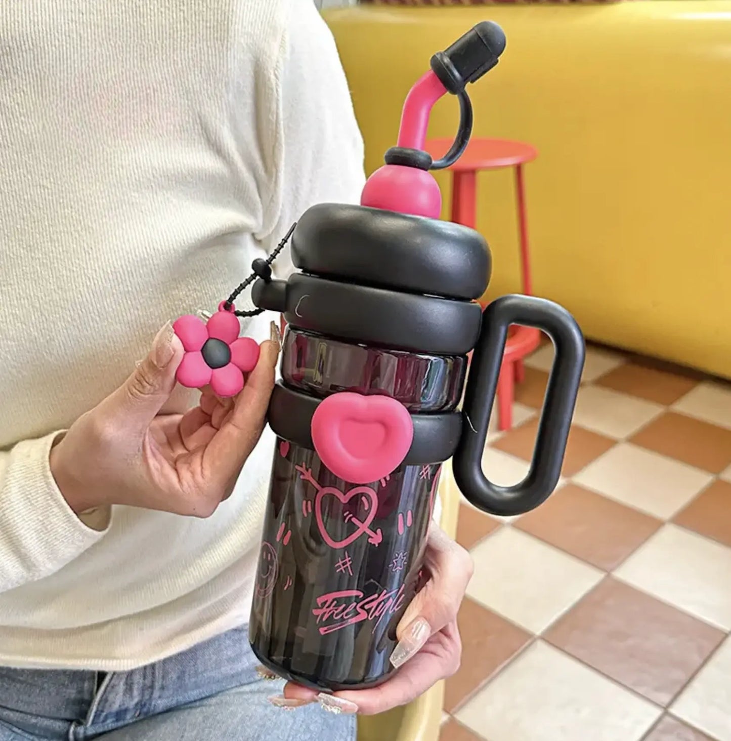 Large Capacity Ice Cup 33oz High-value Giant Large Capacity High-value Water Cup Cold Ice Cup