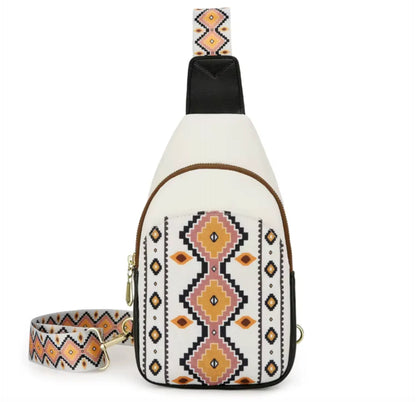 Classic leather crossbody bag for Women Leather Crossbody Fanny Packs Chest Bag