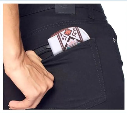 Fendiz Trendy small crossbody bags Style Mini Wallet Change Purse Aztec Pattern Coin Pouch