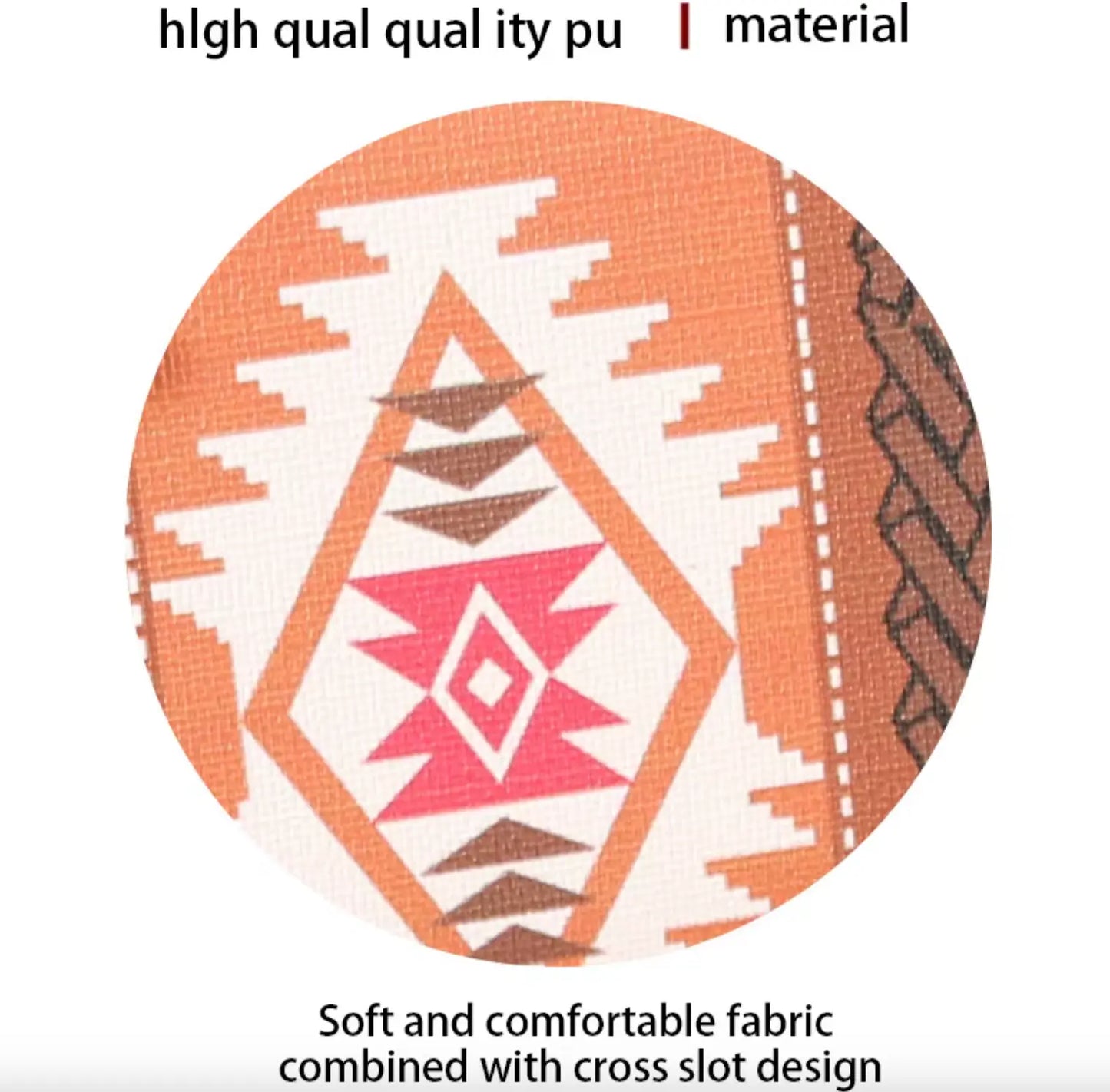 New Classic boho style clutch PU Leather Double Layer Zipper Clutch Bag Large Capacity Wallet