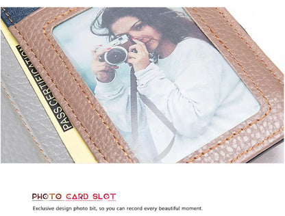 New Fendiz Multicolor Wallets Genuine Leather Card Holder Large Purses