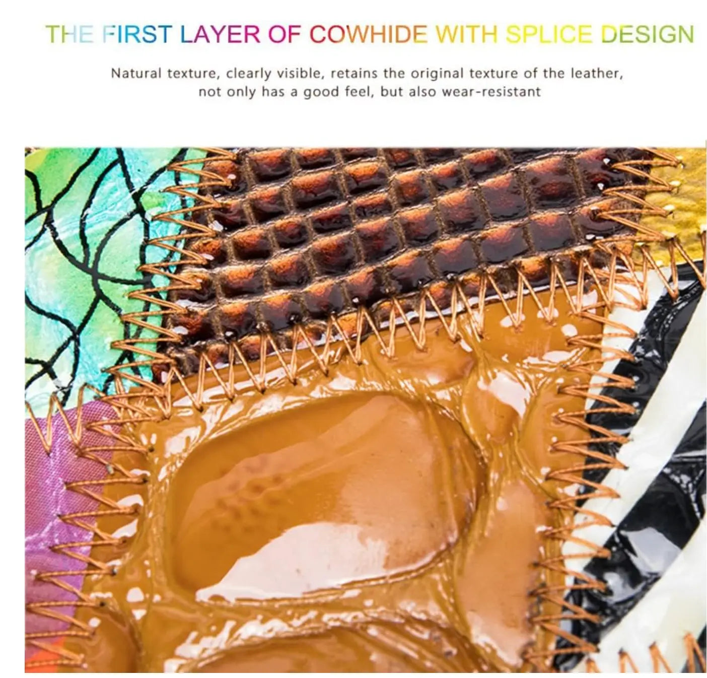 New Fendiz Multicolor Wallets Genuine Leather Card Holder Large Purses