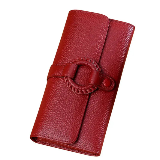 New Large Wallet PU Leather Retro For Credit Cards, Driver License, Money