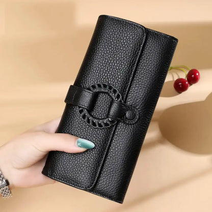 New Large Wallet PU Leather Retro For Credit Cards, Driver License, Money